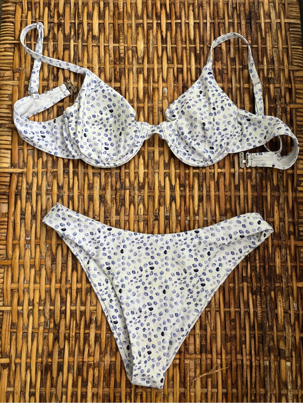Printed Underwire Bikini Set